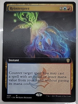 C21 Extended Art - Reinterpret - Rare Magic Commander 2021 MTG - Image 1