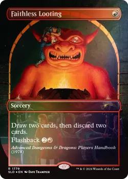 Magic the Gathering Secret Lair X D&D: An Exhibition of Adventure Rainbow Foil - Image 5