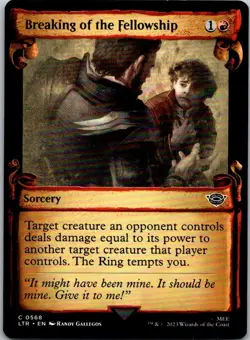 Magic the Gathering Breaking of the Fellowship Showcase Lord of the Rings MTG - Image 1