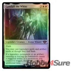Foil Gandalf The White M/NM Magic: The Gathering MTG The Lord Of The Rings - Image 1