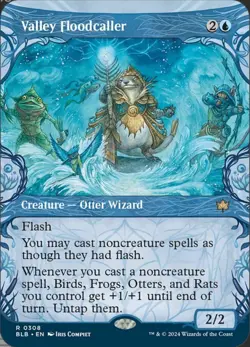 Valley Floodcaller (Showcase) Bloomburrow Foil - Image 1