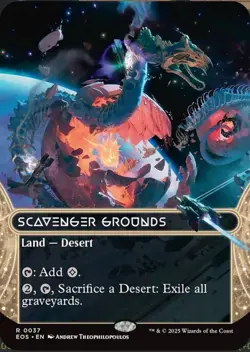 x1 Scavenger Grounds (0037) - Borderless R MTG Edge of Eternities Regular - Image 1