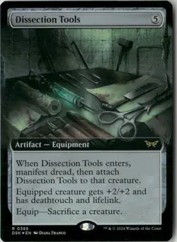 Dissection Tools (Extended Art) 385 Foil NM MTG Duskmourn Magic - Image 1
