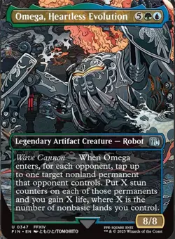 Omega, Heartless Evolution (Borderless) Final Fantasy Foil - Image 1