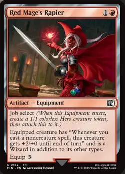 Red Mage's Rapier Final Fantasy Foil - Image 1