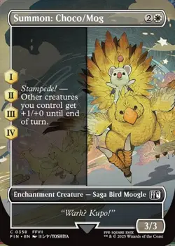 Summon: Choco/Mog (Borderless) Final Fantasy Regular - Image 1