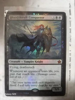 MAGIC The Gathering, Bloodthirsty Conqueror(Foil) - Image 1