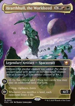 Hearthhull, the Worldseed (Borderless) Commander: Edge of Eternities Foil - Image 1