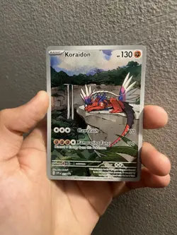 Pokemon TCG Koraidon 014 Scarlet & Violet Holo Card ETB Promo - Image 1