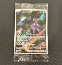 Pokemon 151 Mewtwo 052 Scarlet & Violet UPC Black Star Promo Card Holo Sealed - Image 1