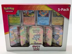 Pokemon TCG Scarlet & Violet 151 Mini Tins 5-Pack Costco Bundle Sealed #2 - Image 1