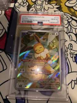 2025 POKEMON SVP EN-SV BLACK STAR PROMO #173 EEVEE PSA 10 - Image 1