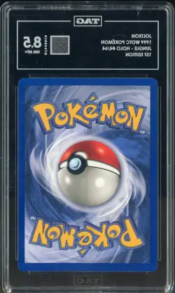1999 Pokemon WOTC Jungle 1st Edition #4 Jolteon TAG 8.5 Scroe 854 NM-MT+ - Image 2