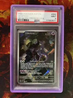 PSA 9 2023 POKEMON 151 ULTRA PREMIUM COLLECTION MEWTWO PROMO - Image 1