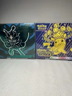 Pokemon TCG Surging Sparks & Twighlight Masquerade ETB Bundle New Sealed - Image 1