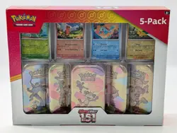 Pokemon TCG Scarlet & Violet 151 Mini Tins 5-Pack Costco Bundle Sealed #1 - Image 1