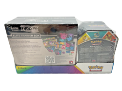 Pokemon Sword & Shield Evolving Skies ETB + Vaporeon Tin Costco Bundle Sealed - Image 2