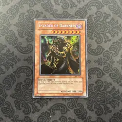 Yugioh Invader of Darkness IOC-111 Unlimited Secret Rare Holo - Image 1