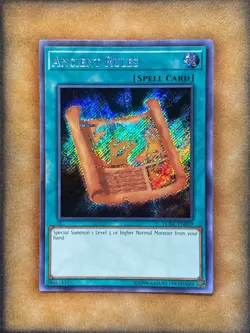 Yugioh Ancient Rules LCKC-EN039 Secret Rare NM - Image 1