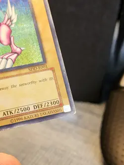 Yugioh Seiyaryu SDD-E001 Secret Rare Damaged - Image 5