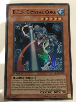 Yu-Gi-Oh! TCG B.E.S. Crystal Core Cybernetic Revolution CRV-EN021 1st Edition... - Image 1