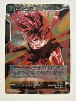 Source of Power Son Goku P-053 Promo Foil Dragon Ball Super Card Game TCG - Image 1