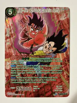 Dragon Ball Super Card Game Kaio-Ken Son Goku, Decisive Battle Near Mint SPR - Image 1