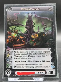 Chaotic Card : Ritzu'dag Beyond The Doors Super Rare Creature - Image 1