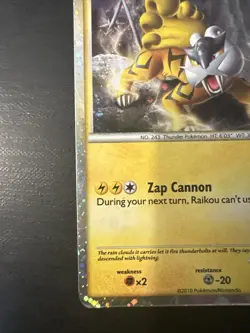 Raikou HGSS19 Holo Card High-Quality Promo Edition - Image 3