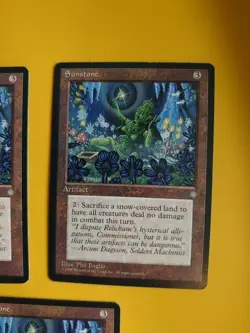 MTG Card. Sunstone x3 Artifact Old Vintage Ice Age 1995 as pics - Image 3