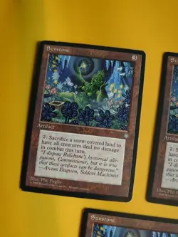 MTG Card. Sunstone x3 Artifact Old Vintage Ice Age 1995 as pics - Image 4