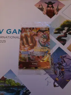 One Piece TCG P-092 Koby Pre Release Winner Card Promo English Card - Image 1