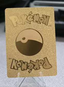 Pokemon Mewtwo Mew GX Tag Team Gold Foil Fan Art Collector Card TCG - Image 2