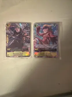 One Piece TCG Luffy And Zoro Egghead Sealed Promo Cards Volume 3 - Image 2