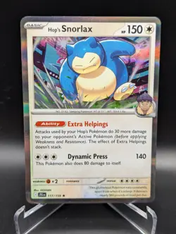 Pokemon Hop's Snorlax 117/159 SV09 Journey Together NM Holo Card - Image 1