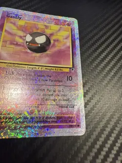 Pokemon TCG 2002 Gastly Reverse Holo Card Legendary Collection - Image 3