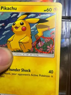 Pikachu SM206 Sun & Moon Rare Holo Promo Pokemon Card 2 HD GALAXY SWIRLS!! NM a1 - Image 1
