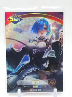 Goddess Story - Anime Waifu Trading Card - Rem - Image 1