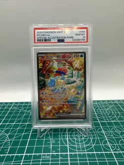 Pokemon TCG Keldeo EX White Flare Card 167/086 PSA 10 Gem Mint English - Image 1
