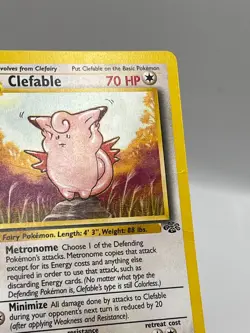 Clefable 17/64 Jungle Non Holo Rare 1999 WotC Vintage Pokemon TCG Card PL - Image 4