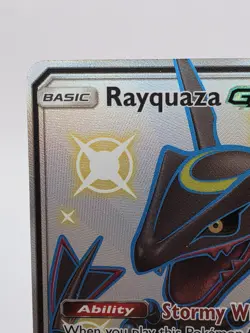 Pokemon TCG Shiny Rayquaza GX Promo Card 177a/168 Hidden Fates NM ALT ART - Image 3