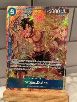 Portgas D Ace OP08-052 Parallel Two Legends ONE PIECE Card English - Image 1