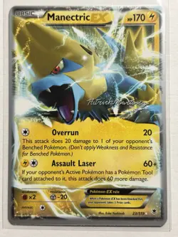 Manectric EX 23/119 -XY Phantom Forces World Championships 2015 Pokemon Card - Image 1