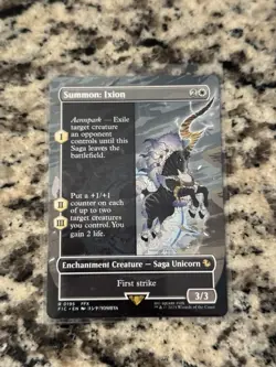 Summon: Ixion (Borderless) R Commander: FINAL FANTASY 195 MTG - Image 1