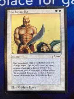MTG Eye for an Eye Arabian Nights Moderately Played Magic the Gathering - Image 1
