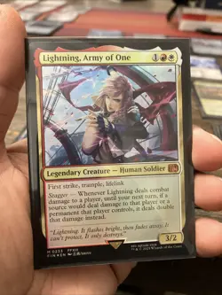 Lightning, Army of One Final Fantasy Foil - Image 1