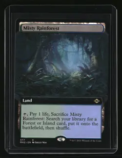 Modern Horizons 2 Misty Rainforest (Extended Art) - Image 1