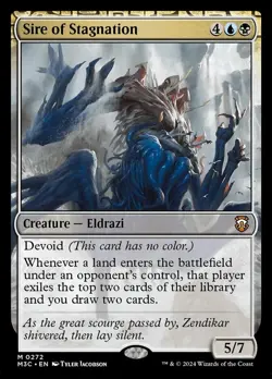 Sire of Stagnation Light Play, English Magic the Gathering MTG Commander: Modern - Image 1