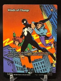 x1 Winds of Change - Borderless M MTG Marvel Universe M/NM, English - Image 1
