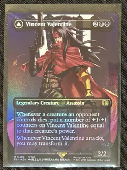 Vincent Valentine 383 Borderless Foil Final Fantasy MTG - Image 1